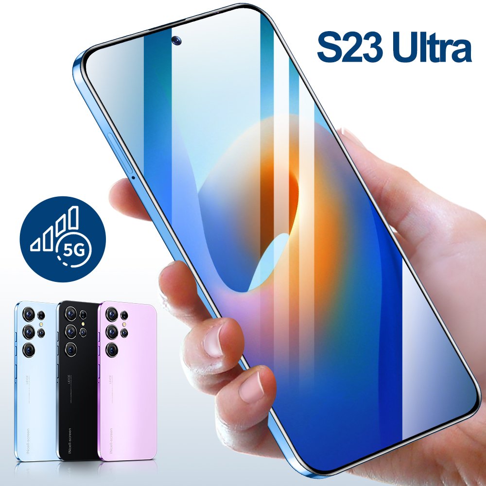 Popular New Mainstream Flagship Smartphone 23Ultra HD Screen 8+256 Memory Android Mobile Game Tiktok Video Phone Low Price